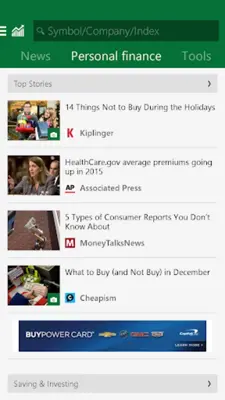 MSN Money android App screenshot 10